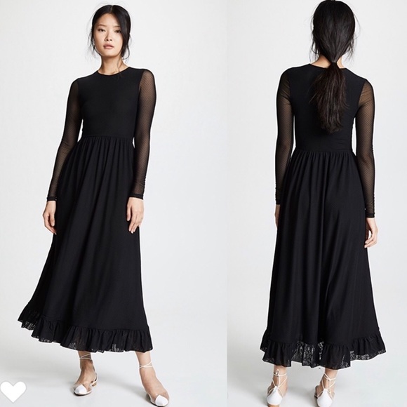 Ganni Dresses & Skirts - NEW W/ TAGS 🙌🏻 GANNI Mesh Dot Addison Maxi Dress